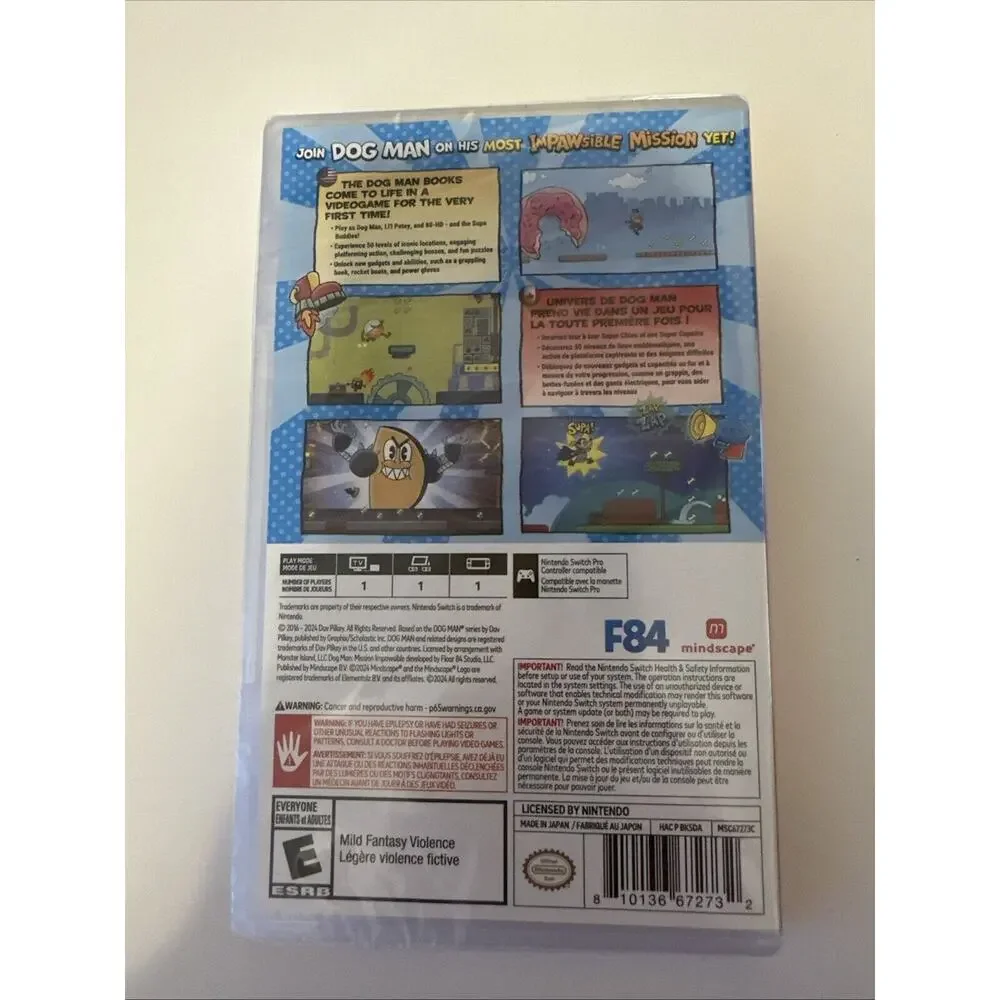 Dog Man: Mission Impawsible For Nintendo Switch - New And Sealed Gamer